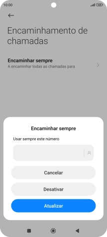 Prima Desativar.