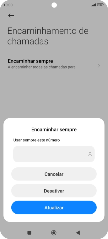 Prima Desativar.
