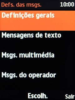 Escolha Mensagens de texto.