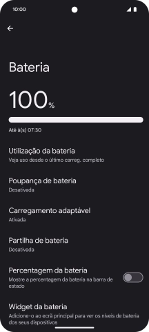 Prima Poupança de bateria.