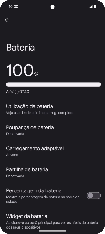 Prima Poupança de bateria.