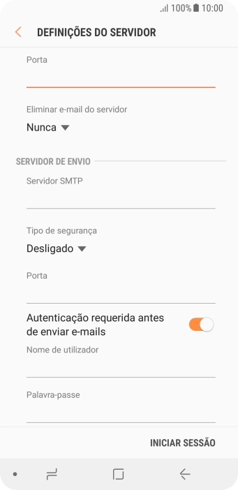 Prima a lista suspensa sob 