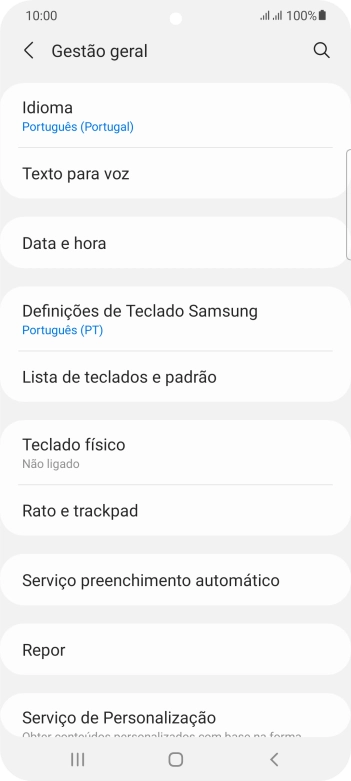 Prima Data e hora.