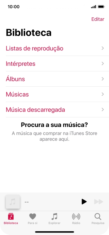 Prima Listas de reprodução.