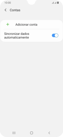 Prima Adicionar conta.