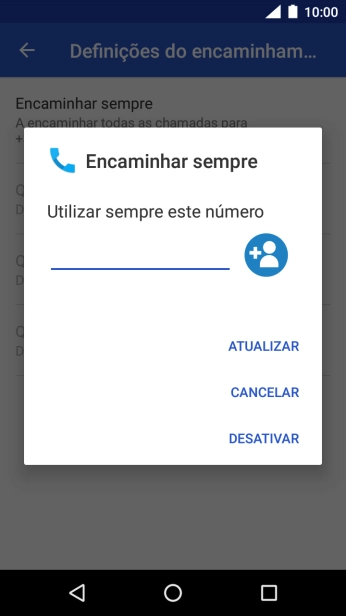 Prima DESATIVAR.