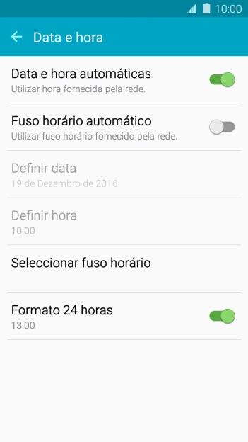 Prima a tecla de início para terminar e voltar ao ecrã inicial.