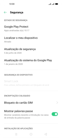 Prima Bloqueio do cartão SIM.