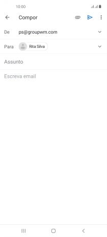 Prima Assunto e introduza o assunto pretendido.