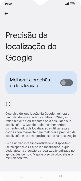 Se premir o indicador junto a 