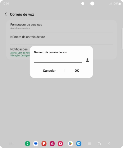 Introduza 123 e prima OK.