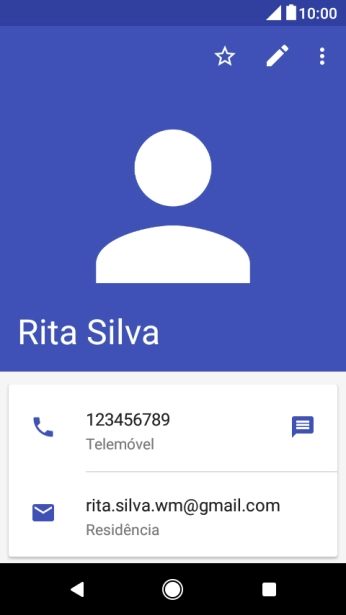 Prima o número pretendido.