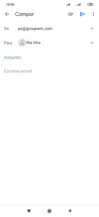 Prima Assunto e introduza o assunto pretendido.