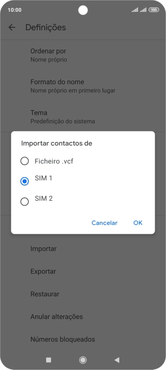 Prima OK.