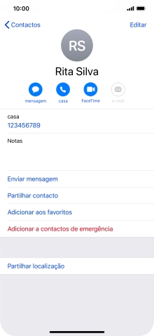 Para voltar ao ecrã inicial, deslize o dedo de baixo para cima a partir da base do ecrã.