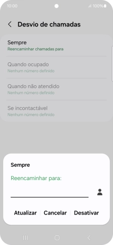 Prima Desativar.