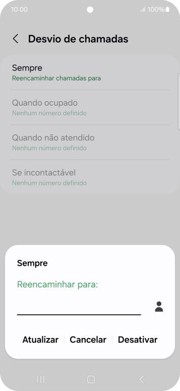 Prima Desativar.