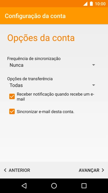 Prima a lista suspensa sob 