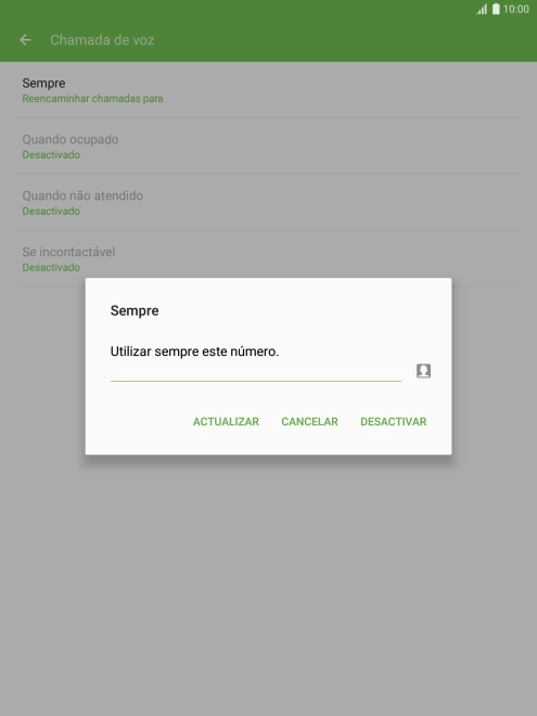 Prima DESACTIVAR.