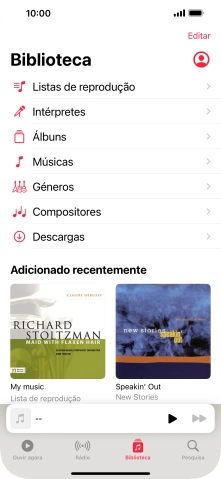 Prima Listas de reprodução.