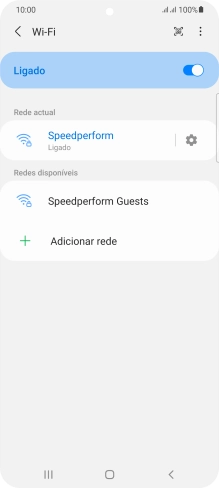 Prima a tecla de início para terminar e voltar ao ecrã inicial.