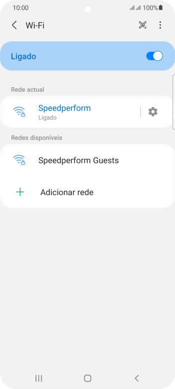 Prima a tecla de início para terminar e voltar ao ecrã inicial.