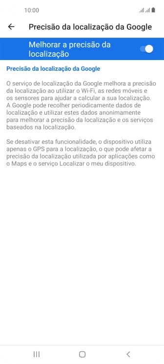 Se premir o indicador junto a 