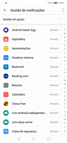 Prima a app pretendida.