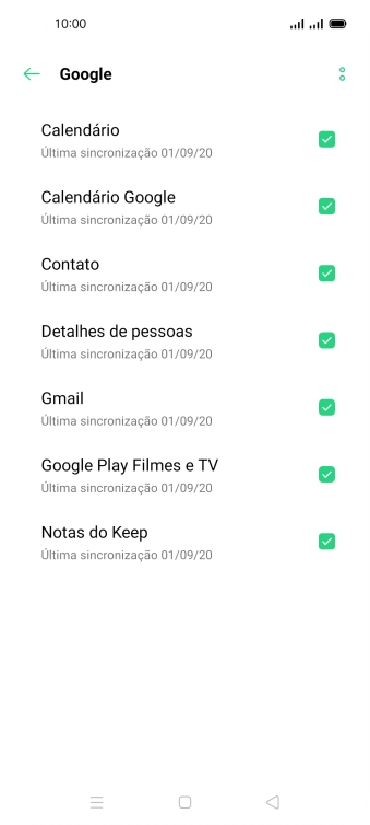 Prima a tecla de início para terminar e voltar ao ecrã inicial.