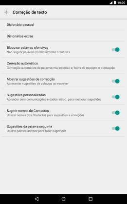 Prima a tecla de início para terminar e voltar ao ecrã inicial.