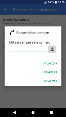 Prima DESATIVAR.