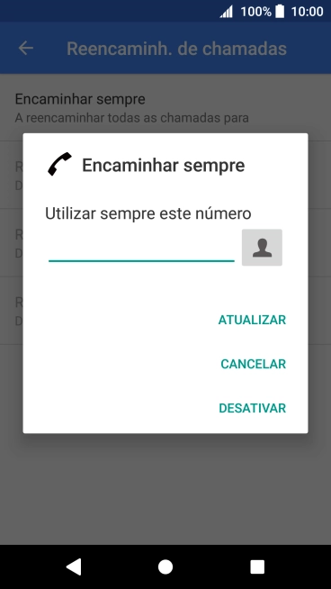 Prima DESATIVAR.