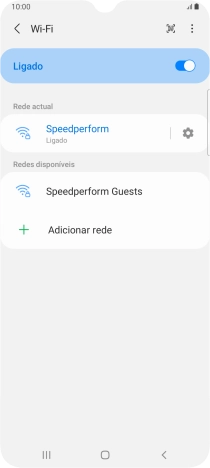 Prima a tecla de início para terminar e voltar ao ecrã inicial.