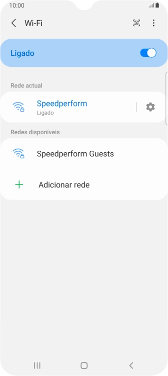 Prima a tecla de início para terminar e voltar ao ecrã inicial.