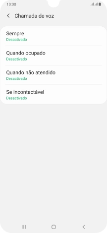 Prima a tecla de início para terminar e voltar ao ecrã inicial.