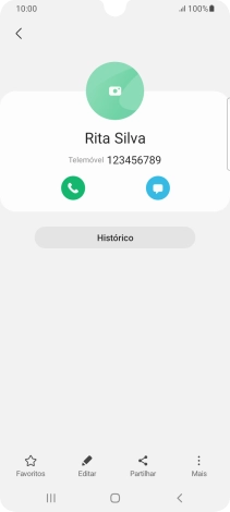 Prima a tecla de início para terminar e voltar ao ecrã inicial.