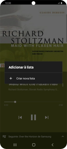 Prima Criar nova lista.