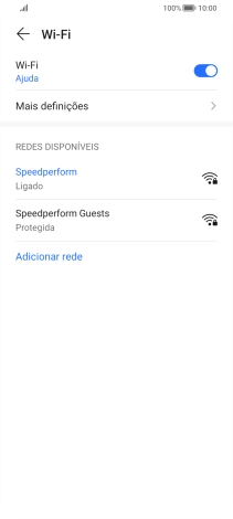 Para voltar ao ecrã inicial, deslize o dedo de baixo para cima a partir da base do ecrã.