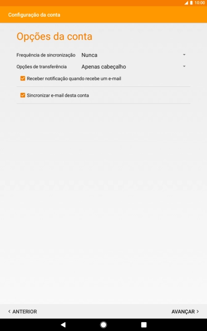 Prima a lista suspensa junto a 