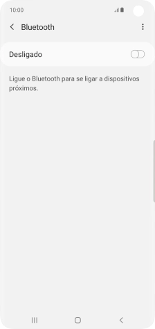 Prima o indicador para ativar a função.