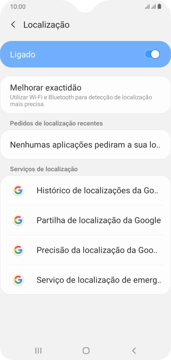 Prima Precisão da localização da Goo...