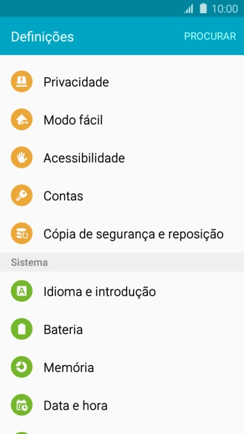 Prima Cópia de segurança e reposição.