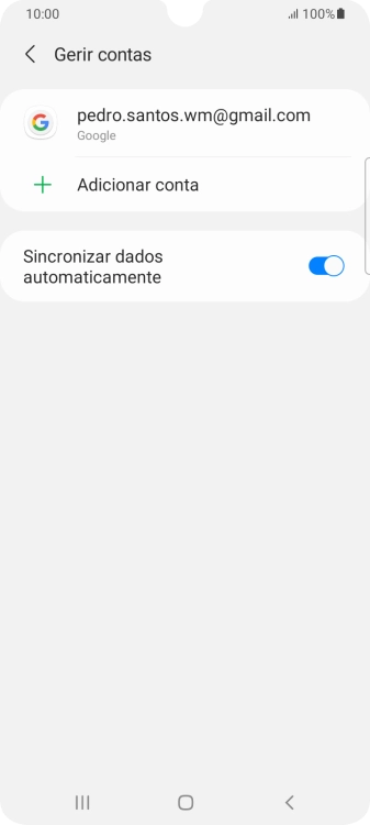 Prima a tecla de início para terminar e voltar ao ecrã inicial.