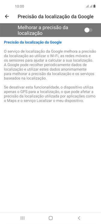 Se premir o indicador junto a 