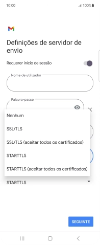 Prima STARTTLS.