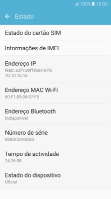 Prima Informações de IMEI.