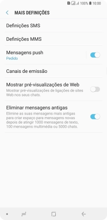 Prima Definições SMS.