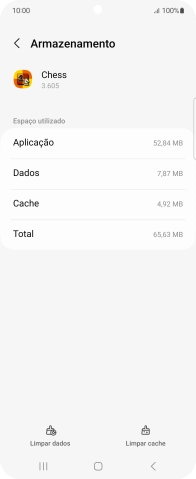 Prima Limpar cache.