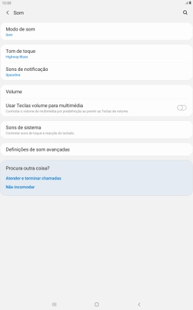 Prima a tecla de início para terminar e voltar ao ecrã inicial.