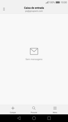 Deslize o dedo sobre o ecrã da esquerda para a direita.